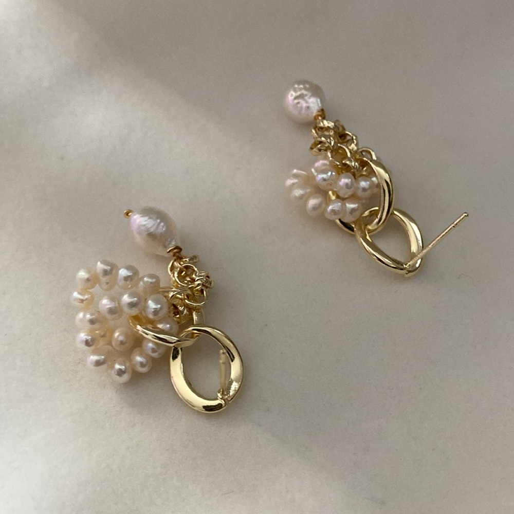 Handmade Pearl Earrings